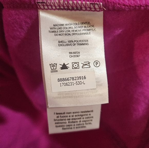 Columbia Women's Fleece Jacket - Fuchsia - Picture 3 of 6